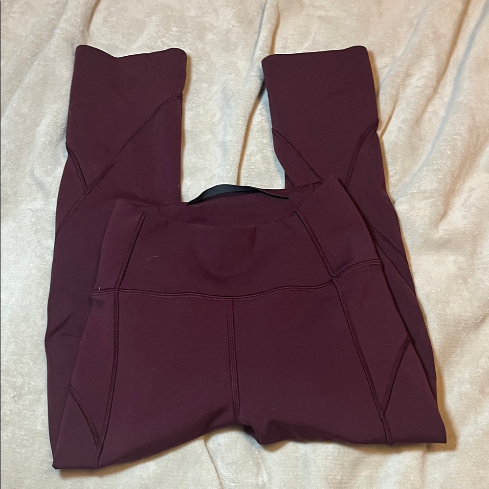 Burgundy Leggings